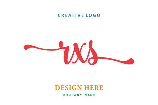 RXS lettering logo is simple, easy to understand and authoritative