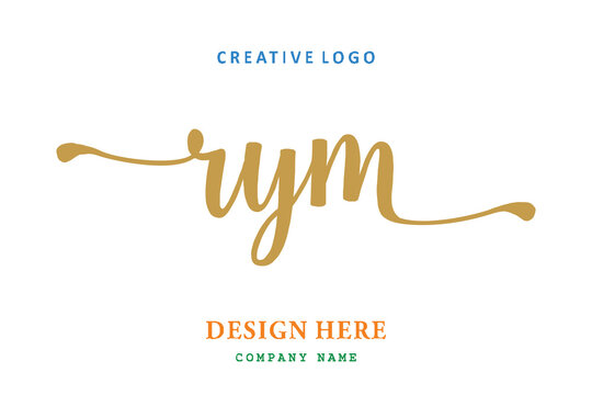 RYM lettering logo is simple, easy to understand and authoritative