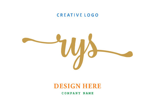 RYS lettering logo is simple, easy to understand and authoritative