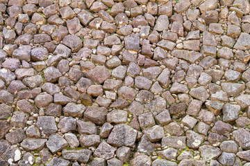 金沢の観光名所　金沢城の石垣