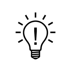 Best idea sign icon isolated on white background