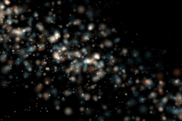 Fototapeta premium a colorful bokeh photo overlay