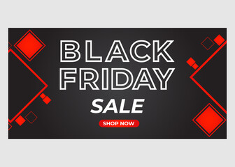 modern gradient black friday sale promotion banner