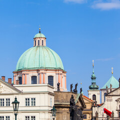 View of the city of Prague