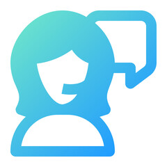 Customer Service Icon Illustration