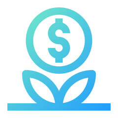 Investment Icon Illustration