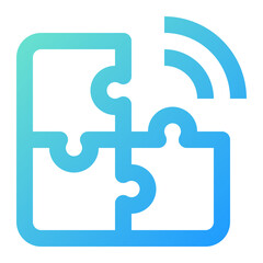 Obraz premium Solution Icon Illustration