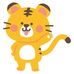 トラ　かわいいイラスト