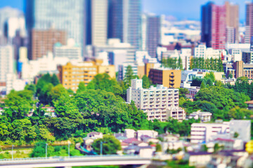 Obraz premium 都市風景 宮城県