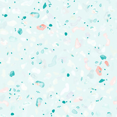 Terrazzo Texture Vector. Flooring Seamless Pattern