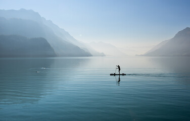 Fototapeta premium Beautiful landscape around Lake Brienz