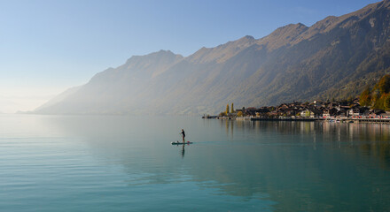 Beautiful landscape around Lake Brienz
