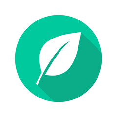 Leaf icon. Ecology logo. Environmental concepts. vector illustration