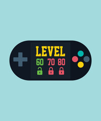 Level 60 Unlocked Shirt Funny Video Gamer 60th Birthday Gift T-Shirt