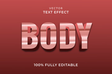 Body text effect eps