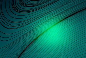 Light Green vector pattern with lines.