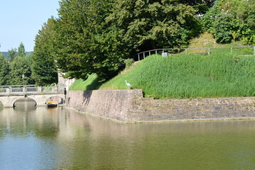 Historisches Fort in der Kur Stadt Bad Pyrmont, Niedersachsen