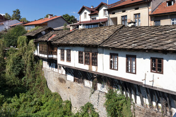 Fototapeta na wymiar Center of town of Troyan, Lovech region, Bulgaria