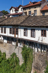 Center of town of Troyan, Lovech region, Bulgaria