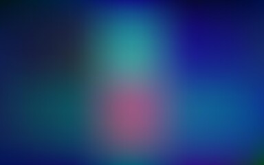 Dark pink, blue vector abstract blur background.