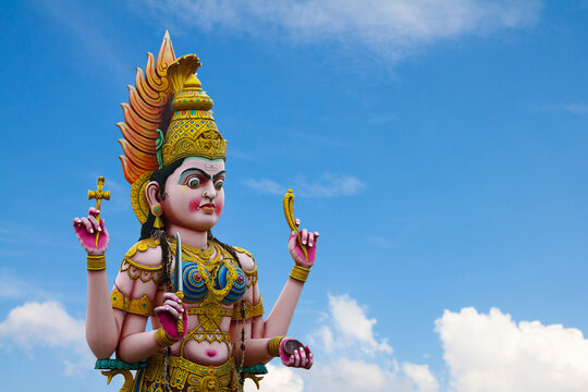 Hindu traditional goddess Amman statue