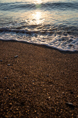 sunset on the beach
