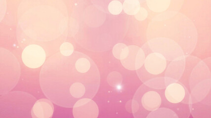 Pink bokeh lens flare abstract background