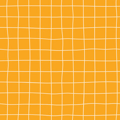 Handmade checkered seamless pattern