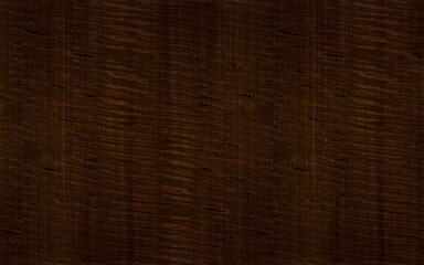 Dark brown stained sycamore wood veneer texture isolated