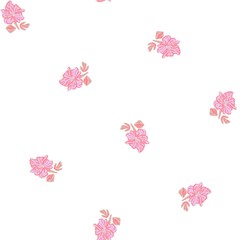 Floral Brush strokes Seamless Pattern Background