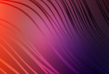 Light Pink, Red vector pattern with lines.