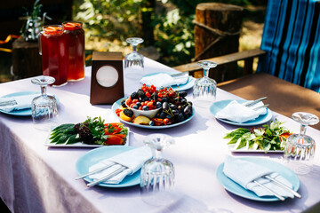 a plate with berries on the table