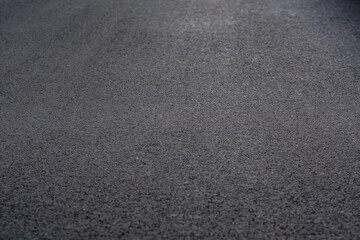 Asphalt background texture. New fresh asphalt black and white
