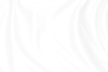 Naklejka premium beauty soft line fabric white abstract smooth curve shape decorate fashion textile background