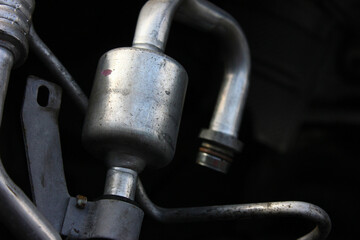 close up of a gas nozzle
