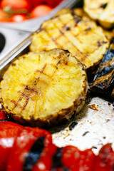 grilled pineapple with other vegetables