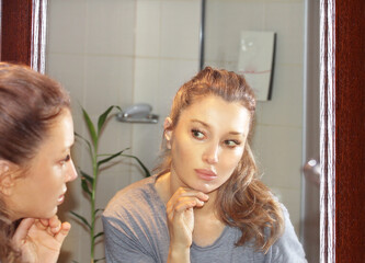 Applying the cream..Magic anti-aging cream.