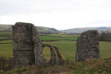 Old Stone Castle Ruin Landscape