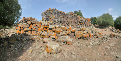 The Nuraghe Arrubiu  -  one of the largest nuraghes in Sardinia.
