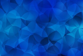 Light BLUE vector backdrop with memphis shapes.