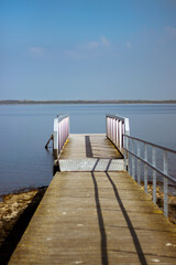 Obraz premium wooden pier on the sea