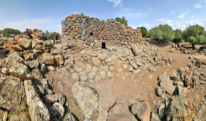The Nuraghe Arrubiu  -  one of the largest nuraghes in Sardinia.