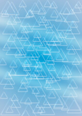 Obraz premium Background from set of shining triangles