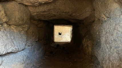 window in the cave