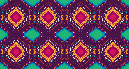 Ikat geometric. ethnic vector texture. Seamless striped pattern in Aztec style.Indian, Scandinavian, Gypsy, Mexican, folk pattern.EP4.