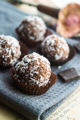 Hungarien rum ball coconut ball