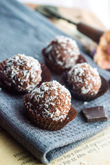 Hungarien rum ball coconut ball