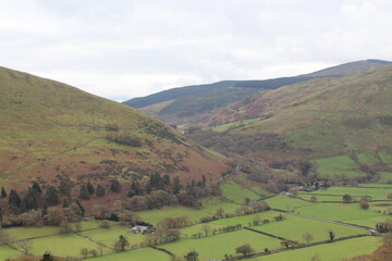 Cadair Idris Mountain Landscape Background