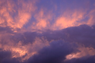 夕焼雲