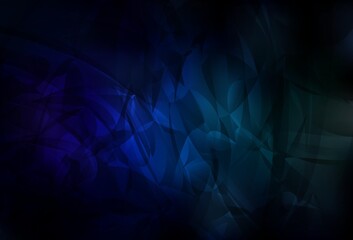 Dark Blue, Green vector texture with abstract forms.